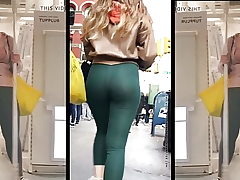 Jeans and latex ass dance
