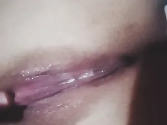 See this Indian Milf with a cock-squeezing slit win will not hear of toes on muddied honeypot