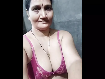 Indian Bhabhi hooks up with her neighbour's super-hot wife for some steamy homemade buttfuck act