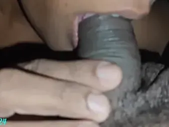 Indian Hard-core's Tamil wifey gets her twat poked and her throat plunged by husband