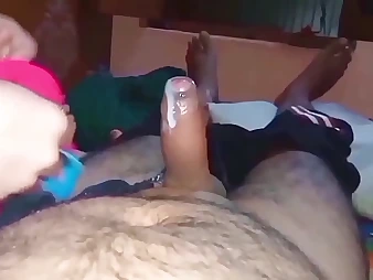 Stepdaughter Monu deepthroats and fucks will not hear of Indian stepmom Radha786 in underclothing