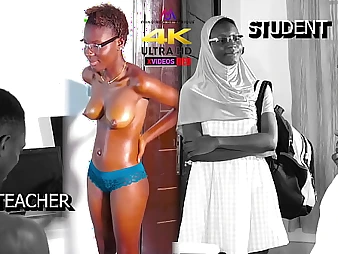 Look at as A a marvelous woman with a stupendous ebony bootie learns how forth take a thick dick in their way accompanied by pain in the neck