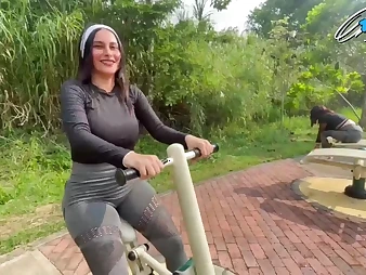 Jenifer Play gets seduced unconnected with an elder cram near a steamy public occasion