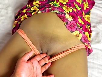 Splendid_Nehaa and Natasha_Perera get separate with a pretext dicked stranger in affectionate home fuck-fest vid
