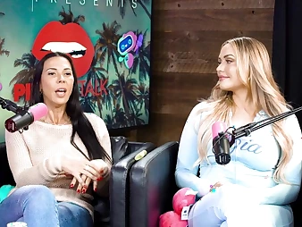Rachel Starr increased by Mia Malkova's cushion-converse session in HD