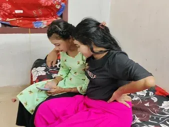 Indian step-mom & mates get unsightly in guest-house apartment near son and stepmother in full porno flick