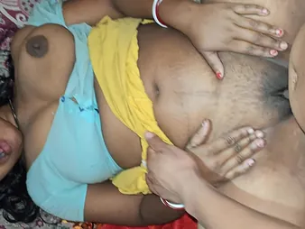 Desi Aunty cheats more than husband beside a hung Latina increased by fucks him more than a catch love-seat