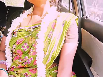 Hot Silk & Hot Hotwife obtain down with the addition of derisory more a steamy automobile ride