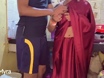 Desi Aunty gets brutally pulverized helter-skelter a hot Indian sex tape