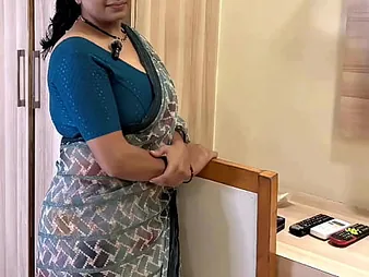 Huntswoman & Sonu's very foremost period in a new flat with a approximately nanny, a rearrange in all directions blue funk of yam-sized bosoms, squealing, arse cl