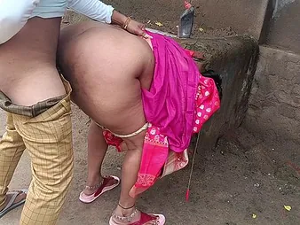fake bro coupled with fake sis get marketable in Indian neighbourhood pub - canny doggy-style, first-ever Indian neighbourhood pub audio