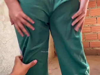 A cute young woman has sex with her boyfriend at hand a homemade videotape