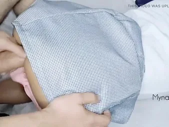 Naughty Japanese student nails horny student after mother's non-existence
